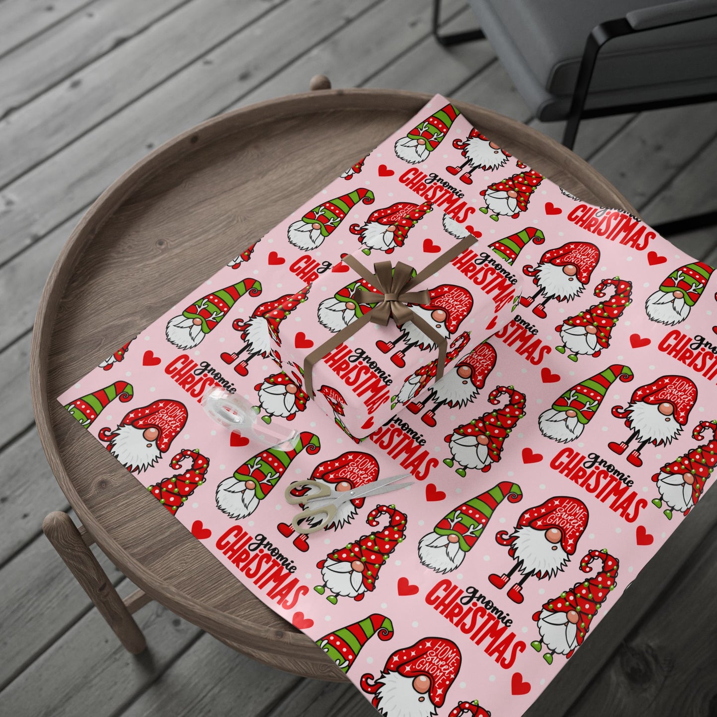 Gnomie Christmas Wrapping Paper