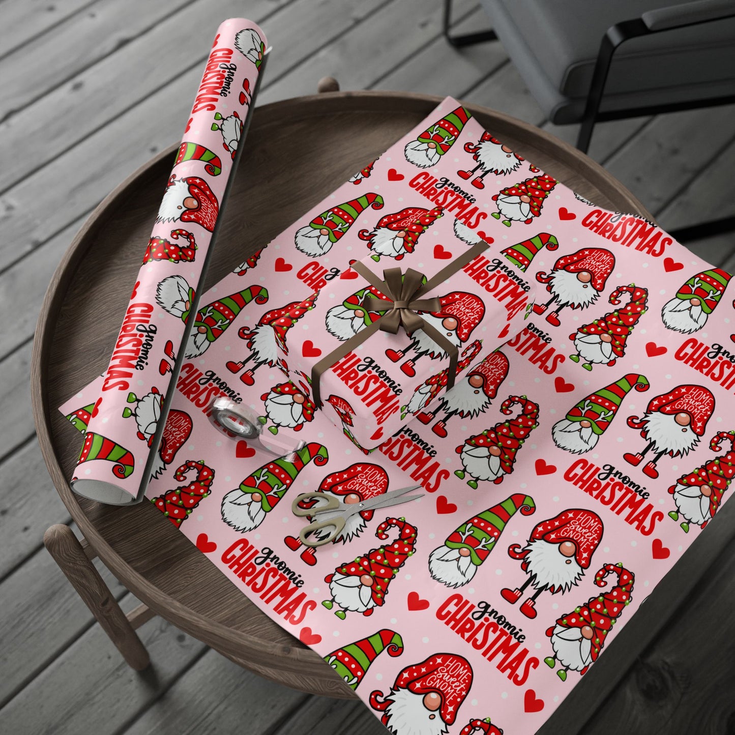 Gnomie Christmas Wrapping Paper