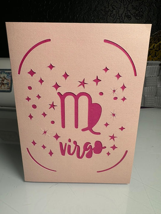 Greeting Card-Birthday-Virgo